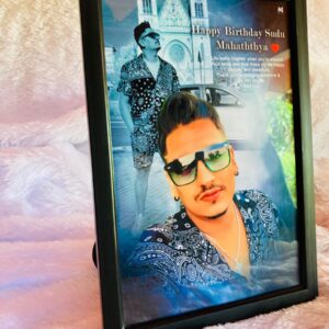 GLASS FRAME OIL PAINTING - 5 X 7 INCH