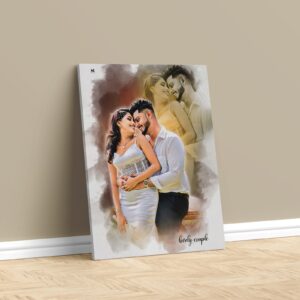 8 X 12 INCH CANVAS FRAME DIGITAL OIL PAINTING